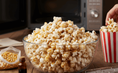 Pop corn sucré au micro onde : recette express